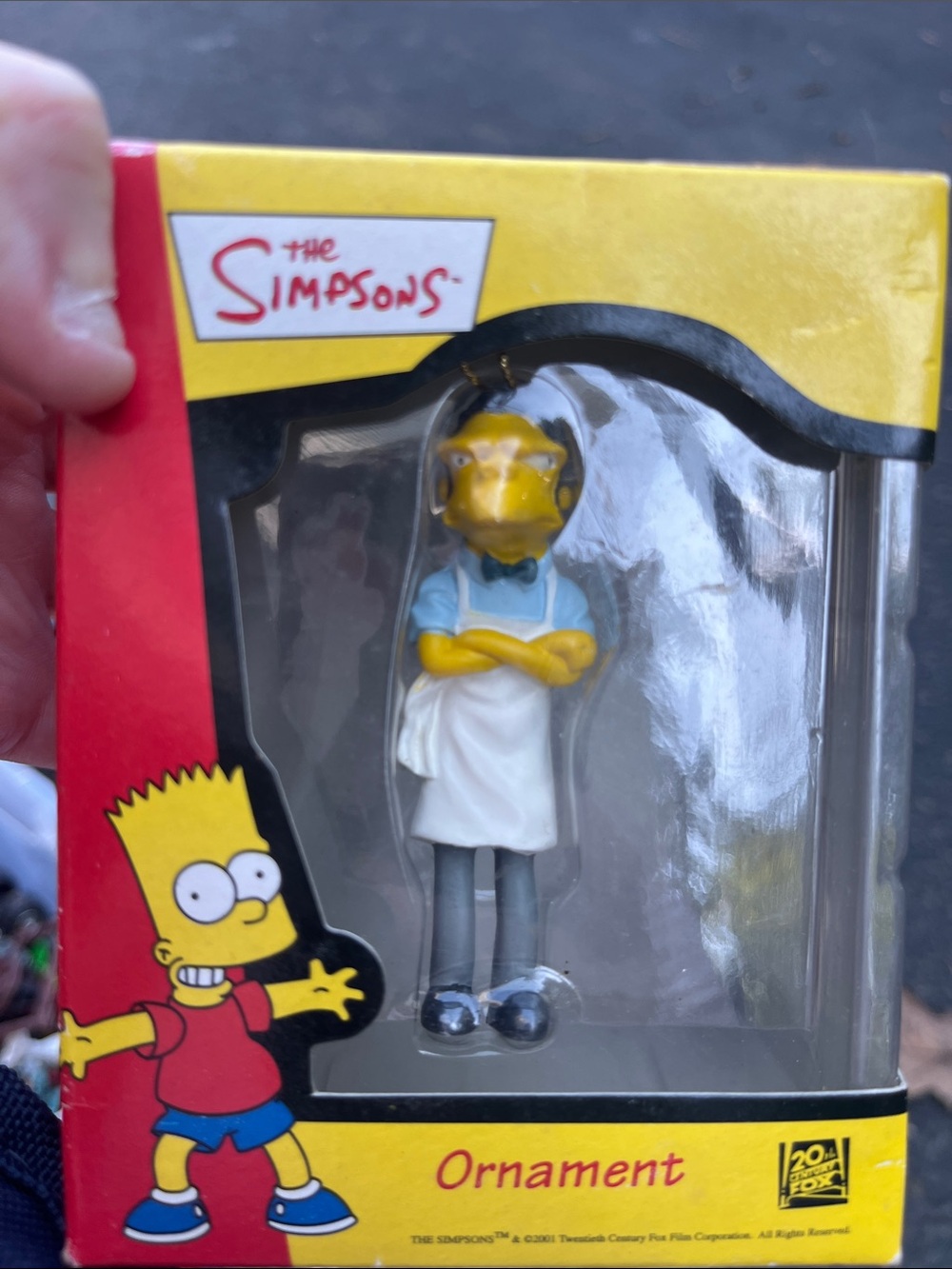 The Simpsons Moe Szyslak Yellow Ornament by